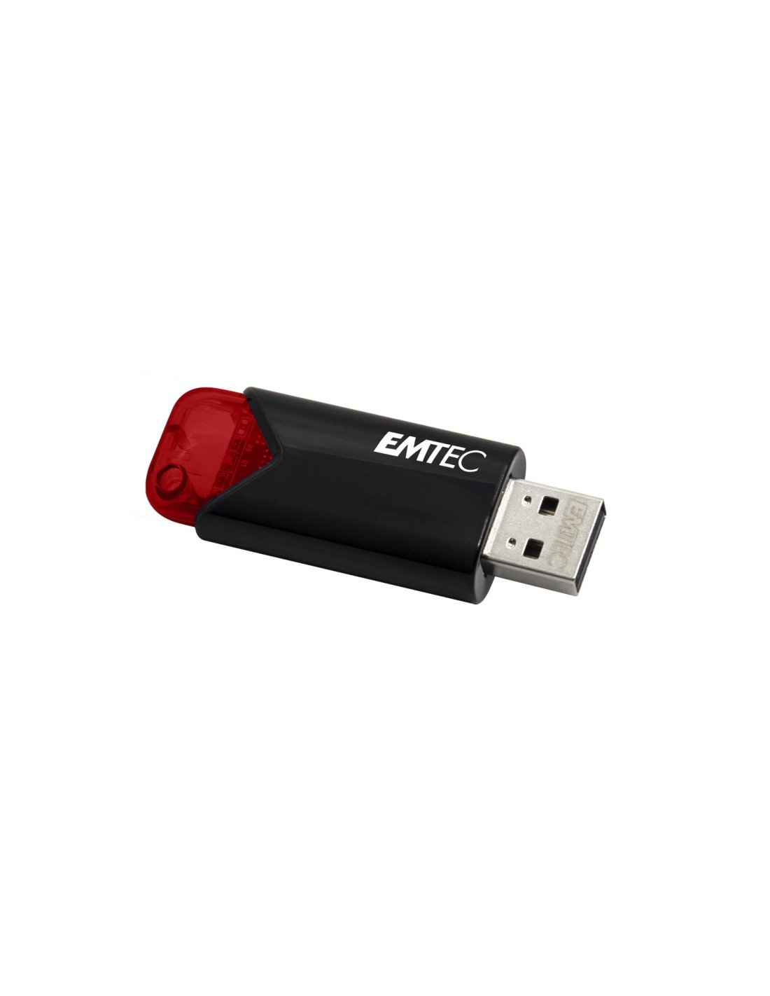 Emtec Click Easy unidad flash USB 256 GB USB tipo A 3.2 Gen 1 (3.1 Gen 1) Negro, Rojo