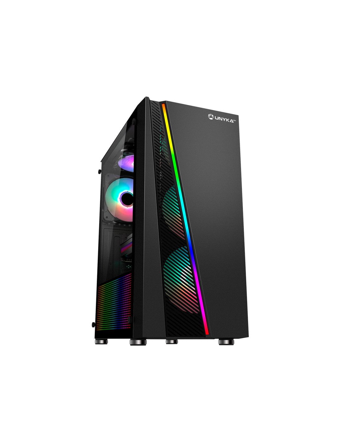 Unykach torre ATX Glayze Negro