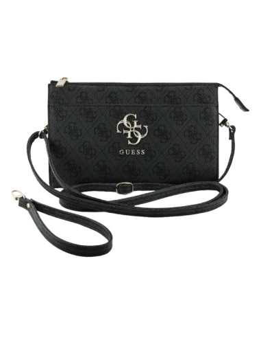 Bolso bandolera negra de GUESS: elegante.
