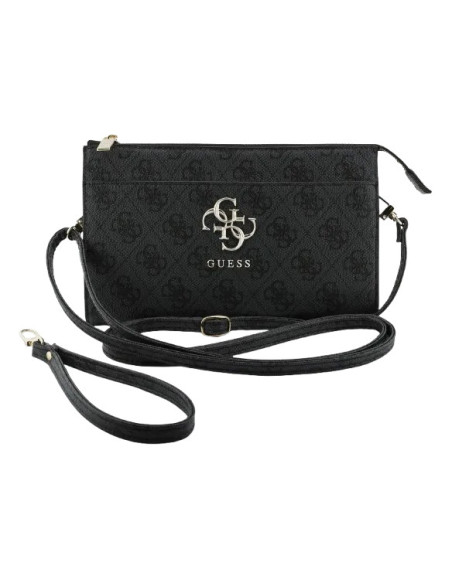 Bolso bandolera negra de GUESS: elegante.