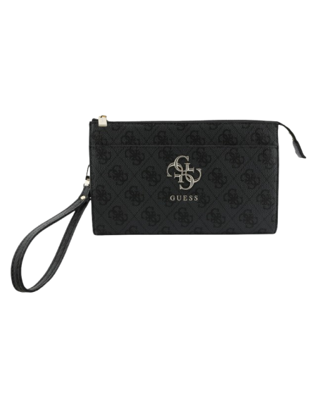 Bolso bandolera negra de GUESS: elegante.