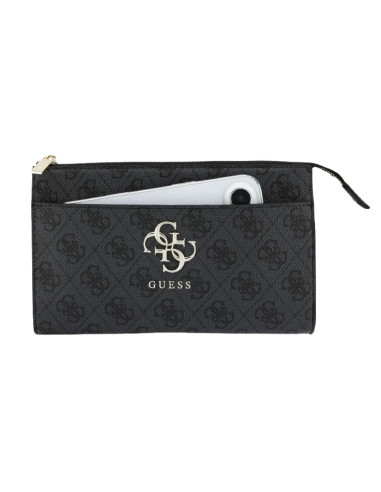Bolso bandolera negra de GUESS: elegante.