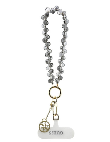 GUESS Cordón de mano encantador cristal negro.