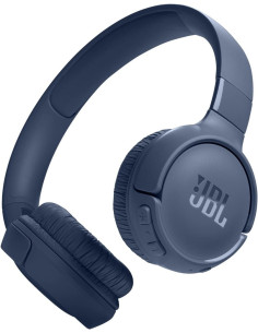 Auriculares Bluetooth JBL Tune 520BT azul.