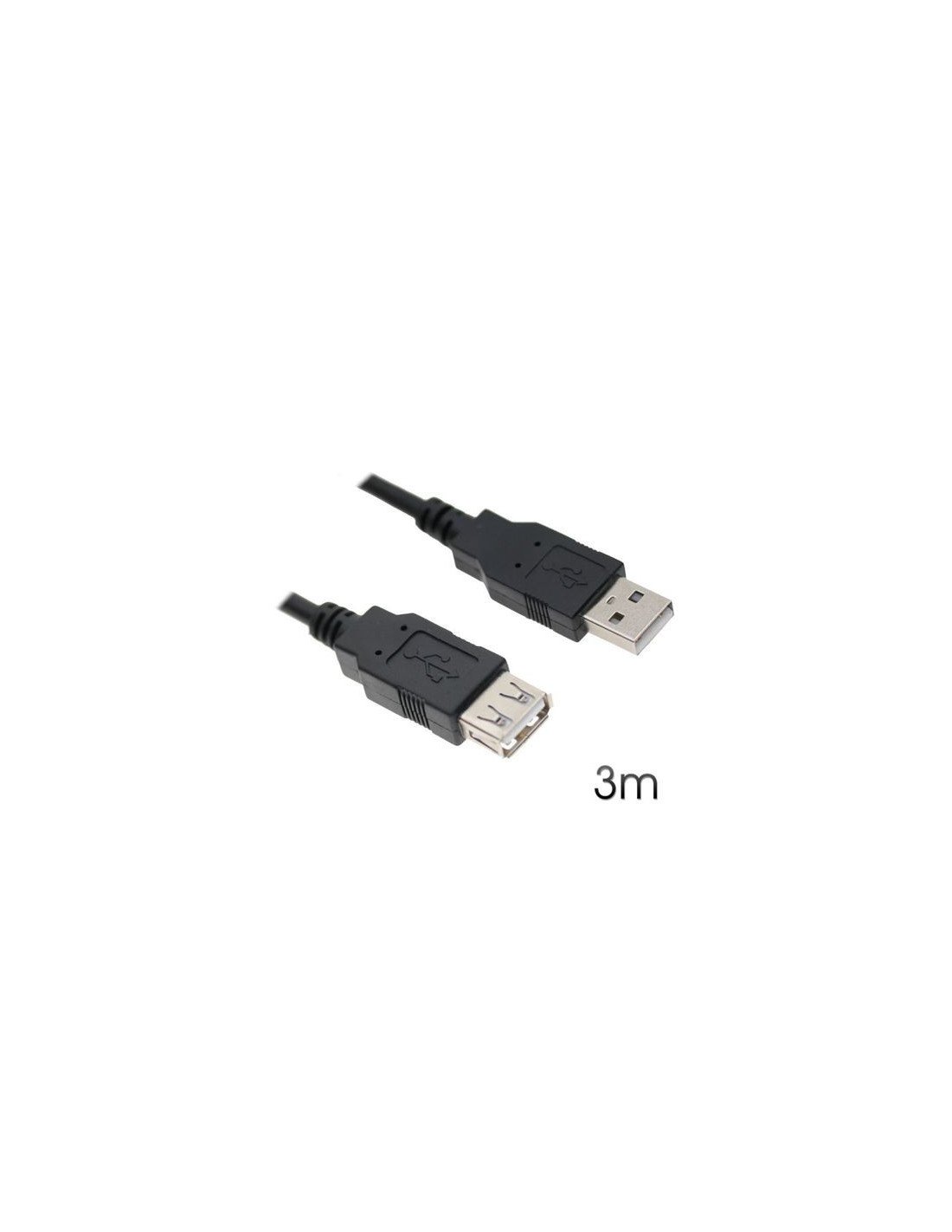 CABLE USB 2.0 EXTENSIÓN 3M AM-FM