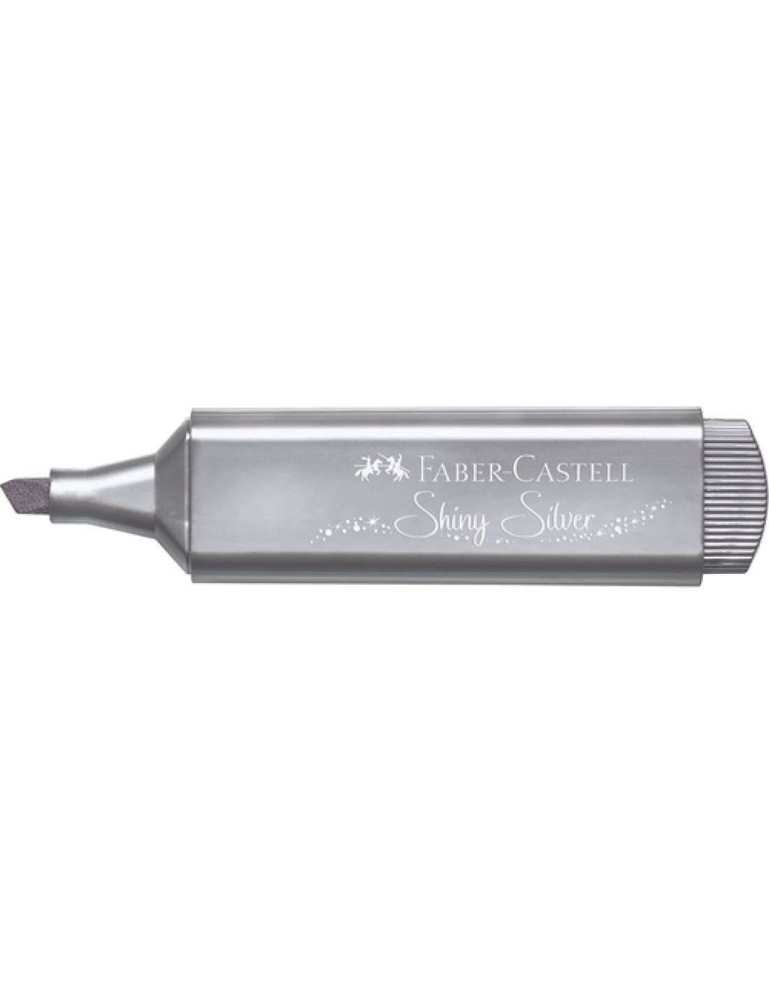 Faber Castell textliner 46 Caja de marcadores fluorescentes plata metalico