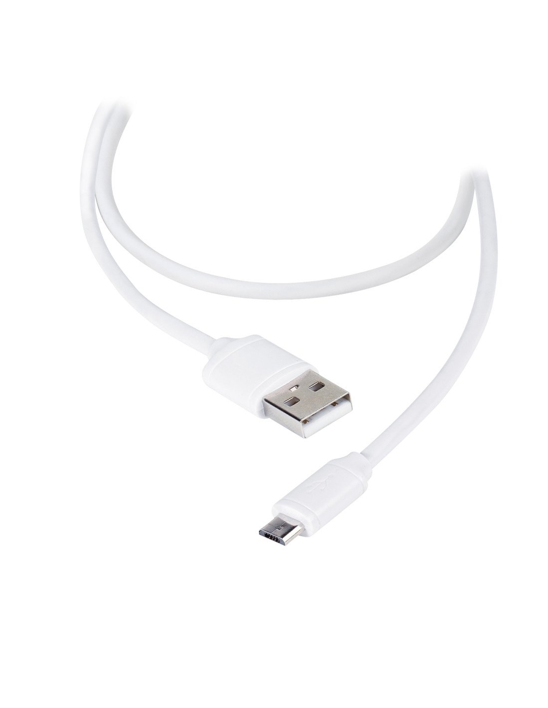 Vivanco Data cable usb 2.0 micro usb-b macho a usb tipo-a macho 1.2m blanco