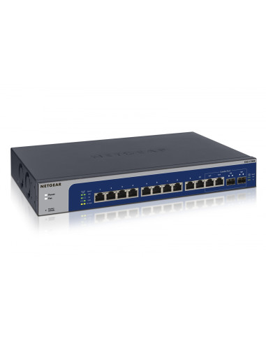 NETGEAR XS512EM Gestionado L2 10G Ethernet (100/1000/10000) 1U Azul,