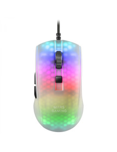 Mars Gaming MMRW, Ratón Gaming RGB Chroma, Estructura Translúcida