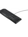 Logitech K120 Corded Keyboard teclado USB QWERTY Inglés Negro