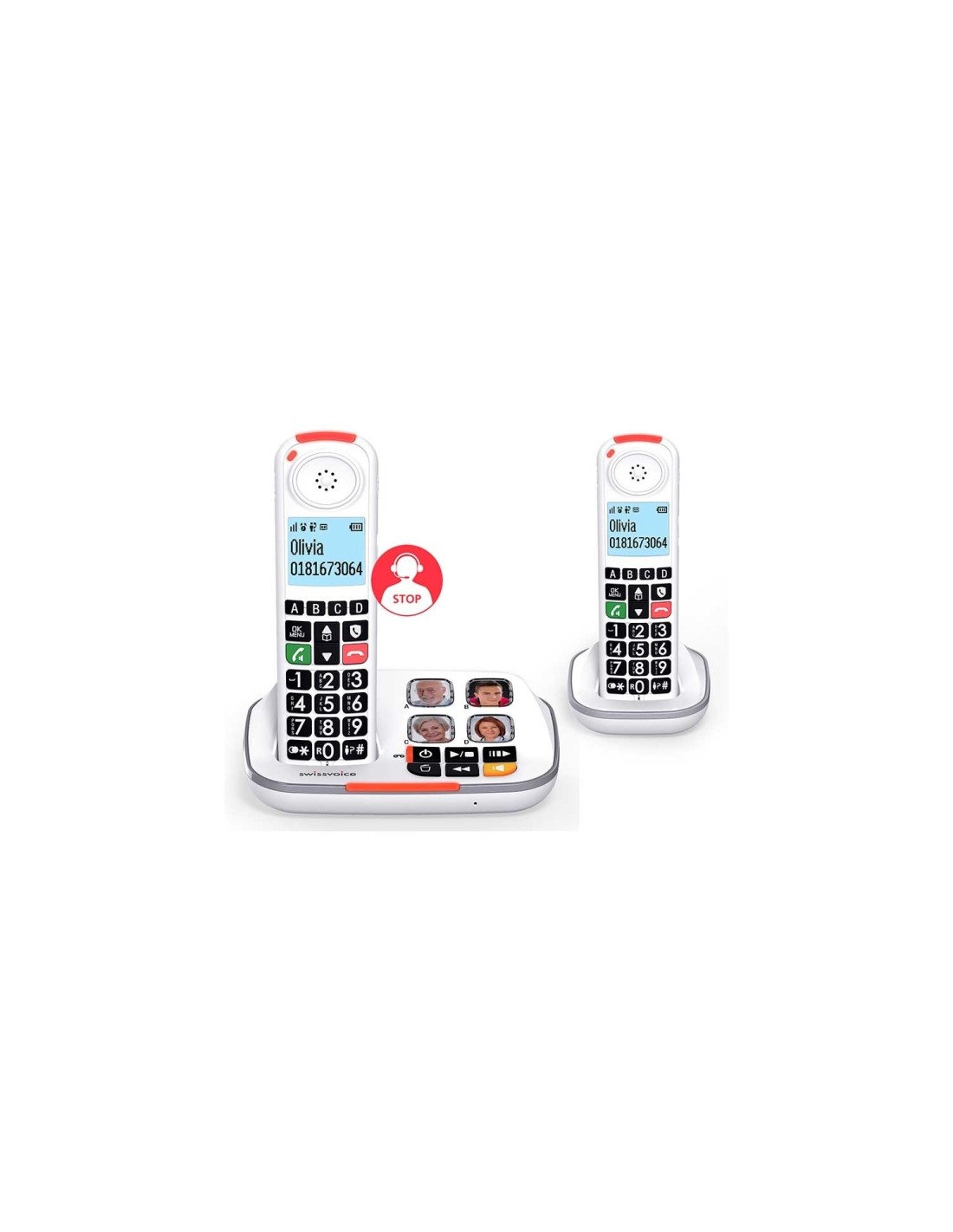 SWISSVOICE TELEFONO DEC XTRA 2355 DUO EU BLANCO