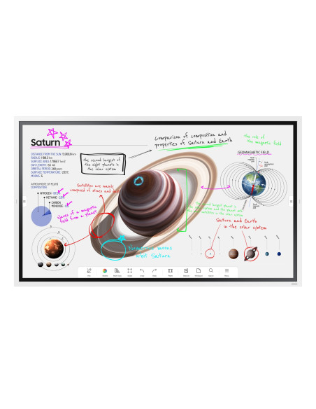 Samsung WM65B pizarra blanca interactiva 165,1 cm (65") 3840 x 2160