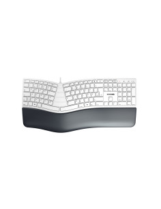 CHERRY KC 4500 ERGO teclado Universal USB QWERTZ Alemán Blanco