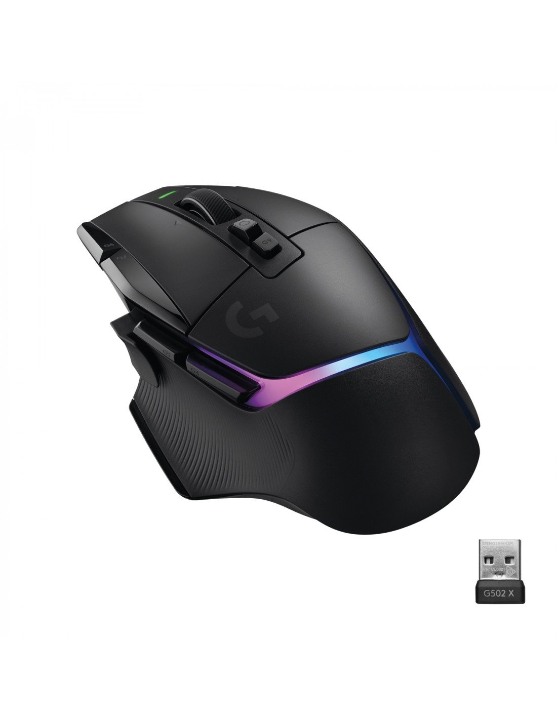 Logitech G G502 X Plus ratón mano derecha RF inalámbrico Í“ptico 25600 DPI