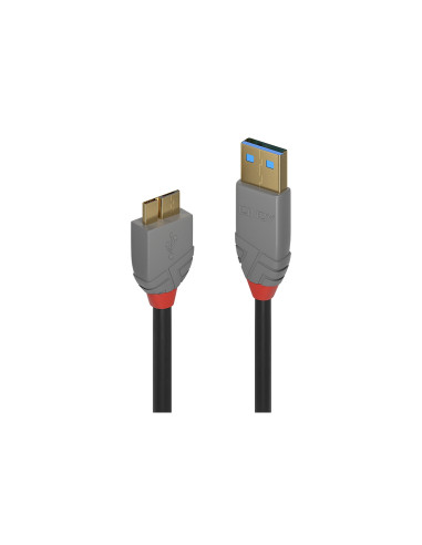 Lindy 36765 cable USB USB 3.2 Gen 1 (3.1 Gen 1) 0,5 m USB A Micro-USB