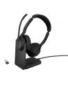 Jabra Evolve2 55 Auriculares Inalámbrico y alámbrico Diadema Oficina/Centro de llamadas Bluetooth Base de carga Negro