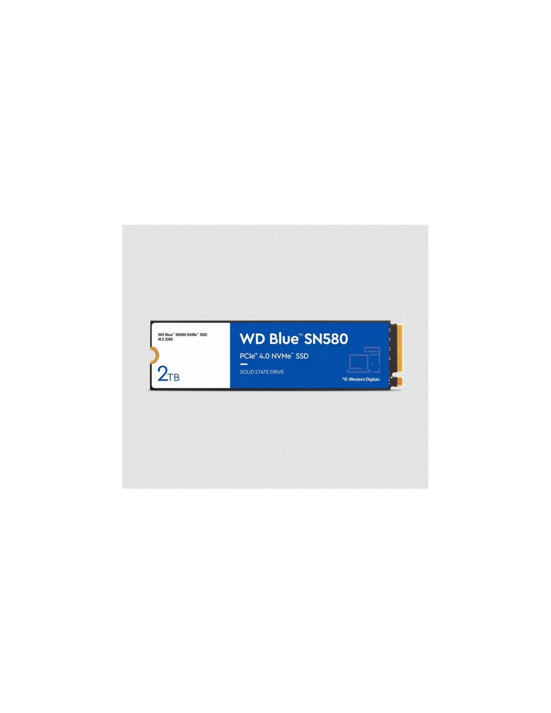 Western Digital Blue SN580 M.2 2 TB PCI Express 4.0 TLC NVMe