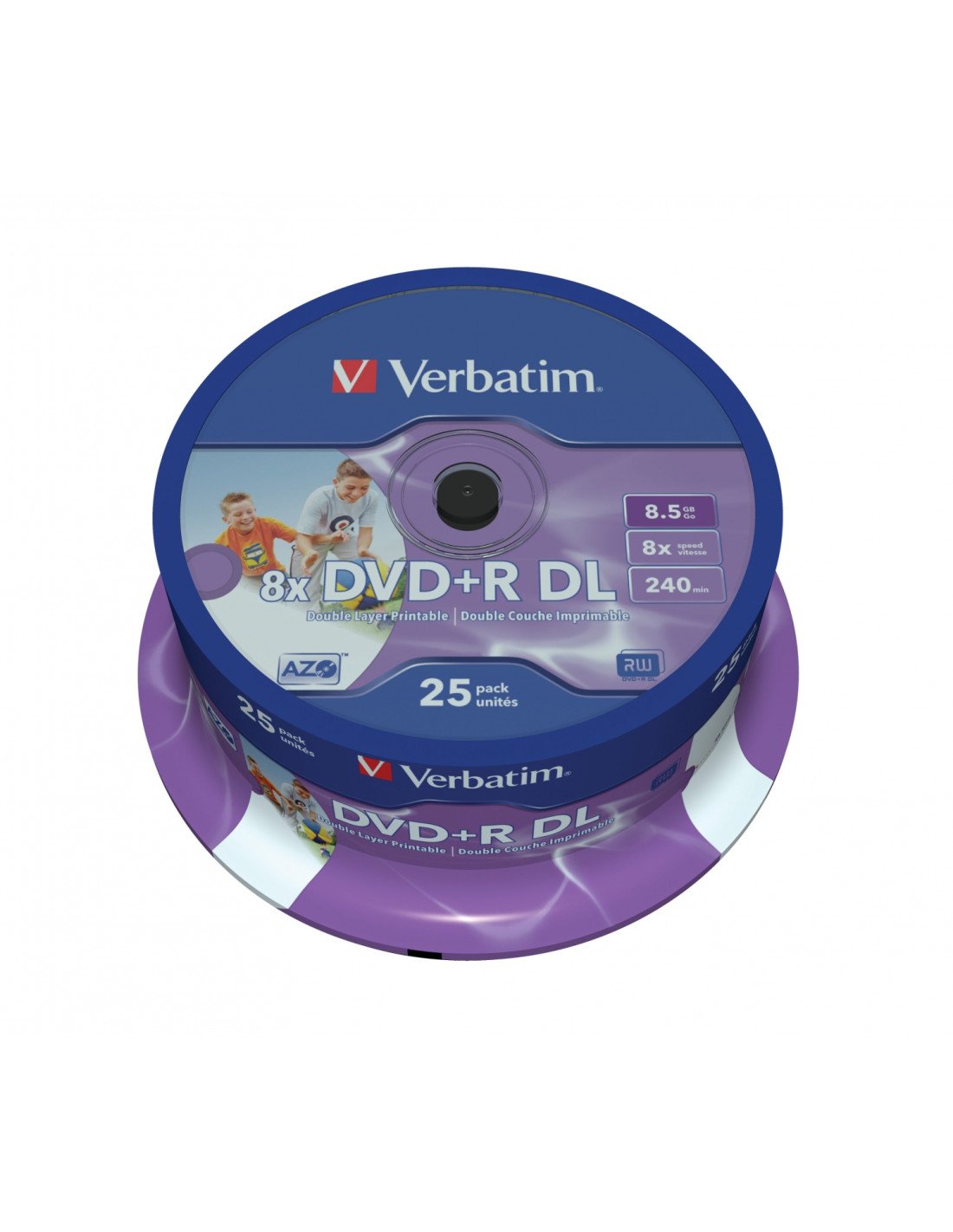 Verbatim 43667 DVD en blanco 8,5 GB DVD+R DL 25 pieza(s)