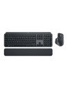Logitech MX Keys S Combo teclado Ratón incluido RF Wireless + Bluetooth QWERTZ Suizo Grafito