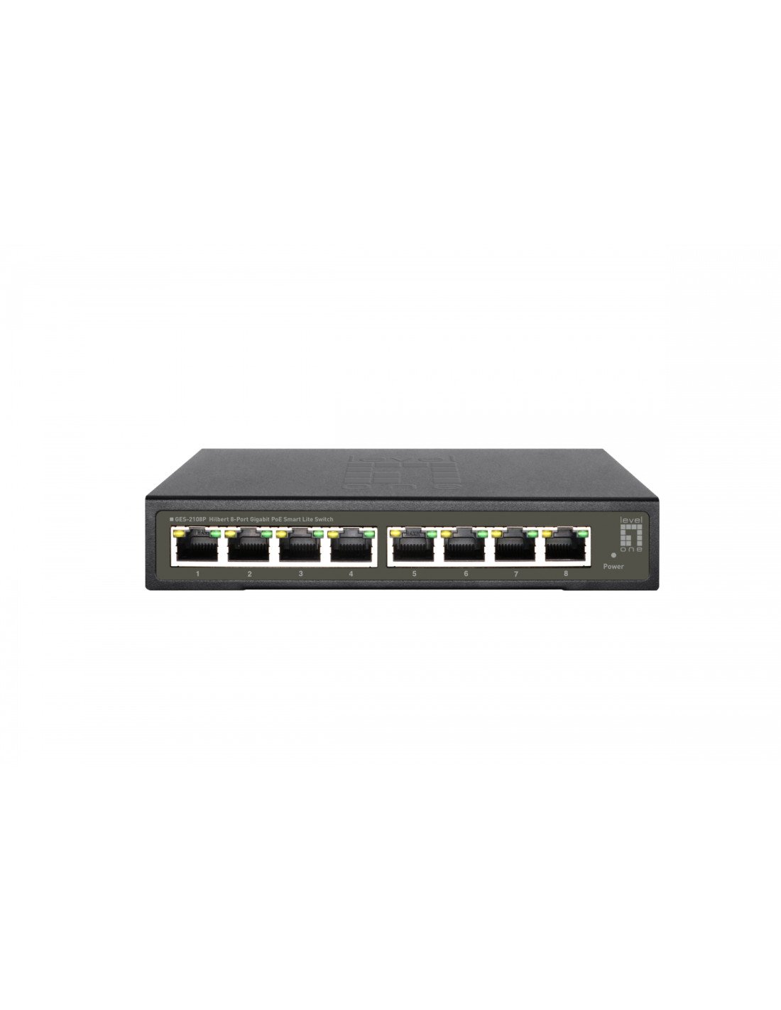 LevelOne GES-2108P switch Gestionado L2 Gigabit Ethernet (10/100/1000) EnergÍ­a sobre Ethernet (PoE) Negro