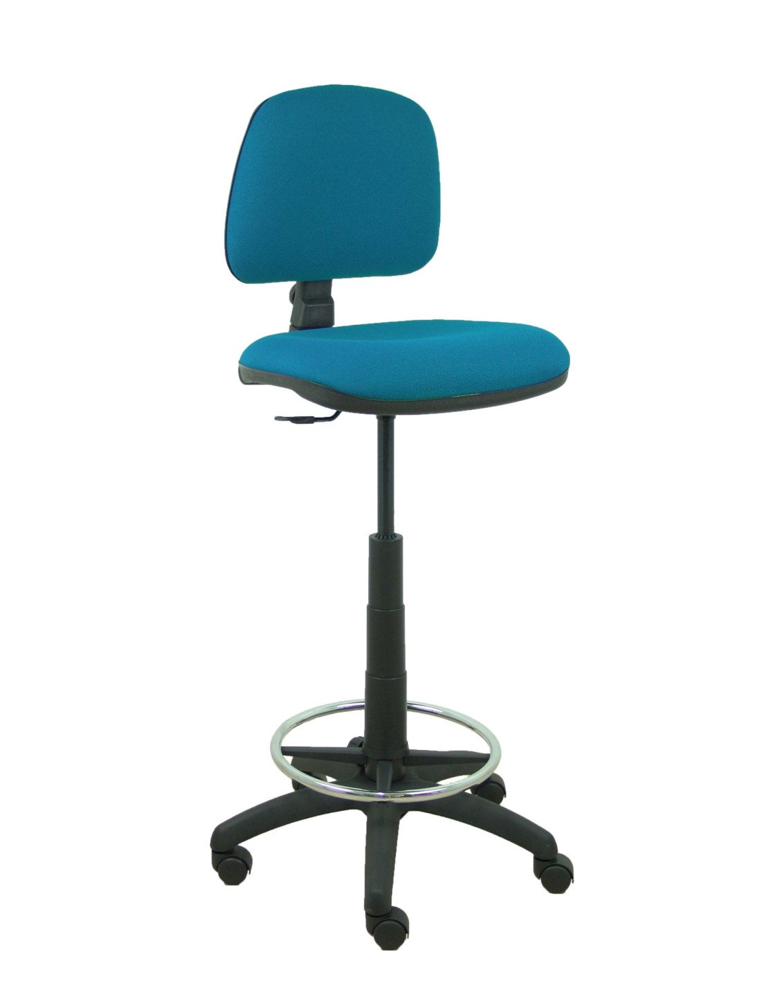 Piqueras y Crespo Taburete Isso bali verde petróleo contacto permanente