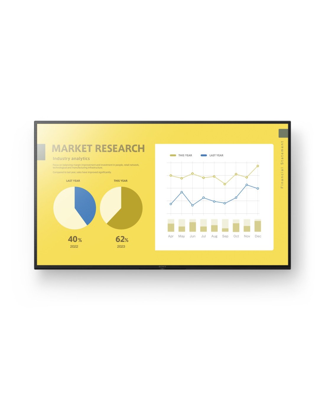 Sony FW-50EZ20L pantalla de señalización Pantalla plana para señalización digital 127 cm (50") LED Wifi 350 cd / m² 4K Ultra HD 