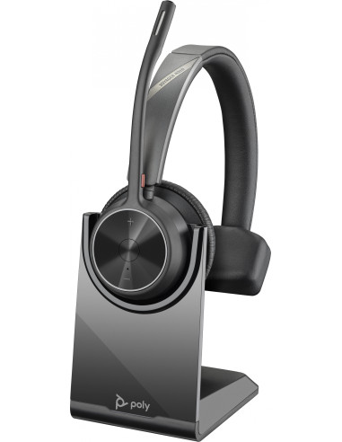 HP Poly Auriculares Poly Voyager 4310 USB-C + llave BT700 + soporte