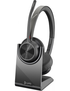 HP Poly Auriculares Poly Voyager 4320 UC estéreo USB-A + adaptador