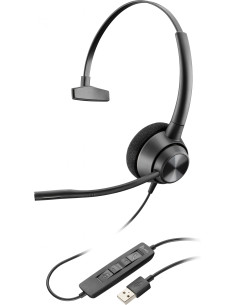 HP Poly Auriculares estéreo Poly EncorePro 320 USB-C compatibles con