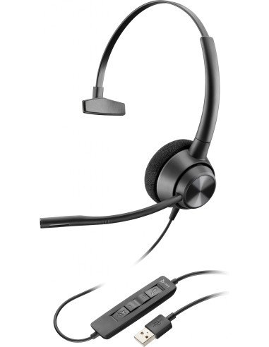 HP Poly Auriculares estéreo Poly EncorePro 320 USB-C compatibles con