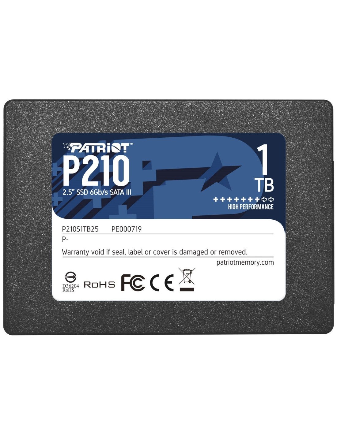 Patriot Memory P210 2.5" 1 TB Serial ATA III