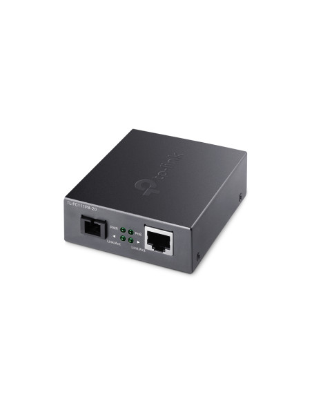 TP-Link TL-FC111PB-20 convertidor de medio 100 Mbit/s Negro