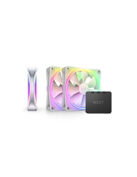 NZXT F120 RGB DUO Triple Pack Carcasa del ordenador Ventilador 12 cm Blanco 3 pieza(s)