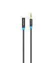 Vention Cable Estéreo VAB-B06-B050-M/ Jack 3.5 Macho - Jack 3.5 Hembra/ 50cm/ Negro