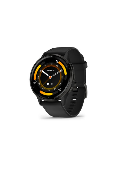Garmin Venu 3 3,56 cm (1.4") AMOLED 45 mm Digital 454 x 454 Pixeles Pantalla táctil Negro Wifi GPS (satélite)