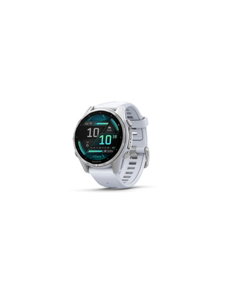 Garmin Fenix 8 3,3 cm (1.3") AMOLED 43 mm Digital 416 x 416 Pixeles Pantalla táctil Plata Wifi GPS (satélite)