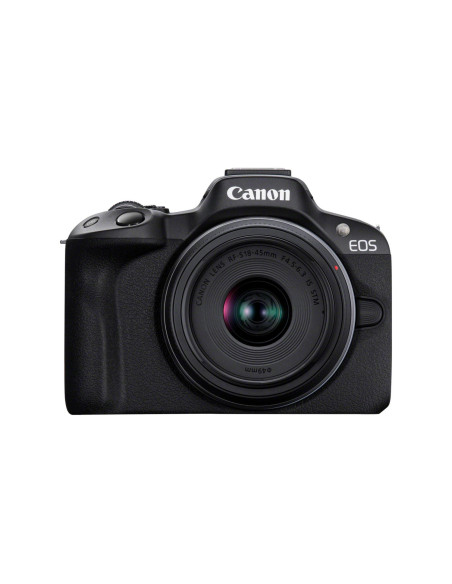 Canon EOS R50, Black + RF-S 18-45mm F4.5-6.3 IS STM Kit MILC 24,2 MP