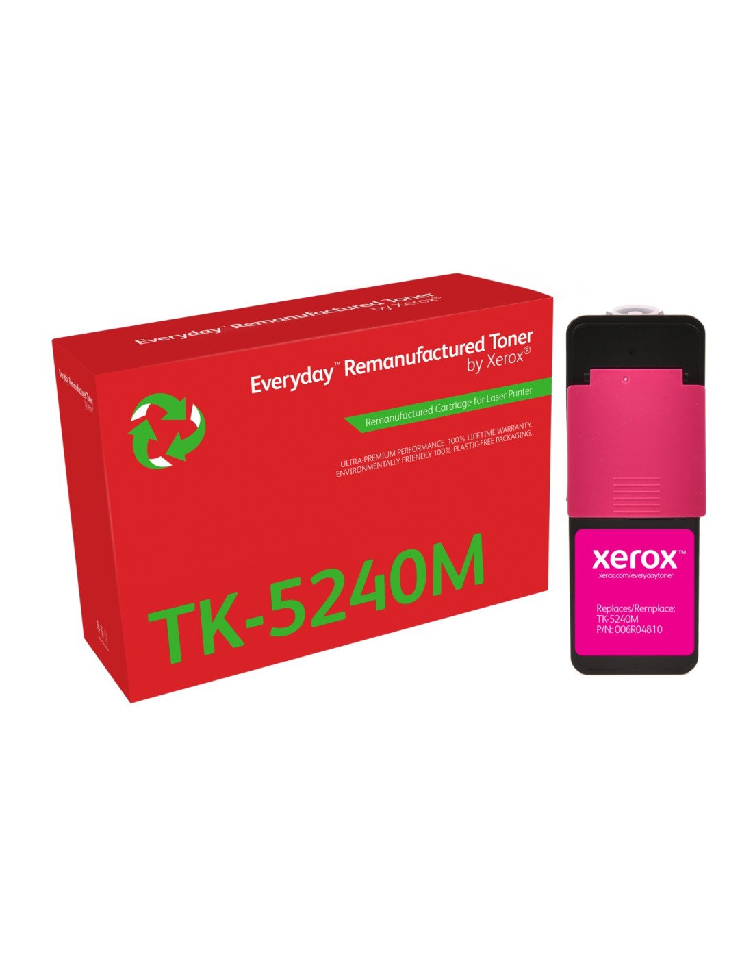 Remanufacturado Everyday Tóner Everyday™ Magenta remanufacturado de Xerox es compatible con Kyocera TK-5240M, Capacidad estándar