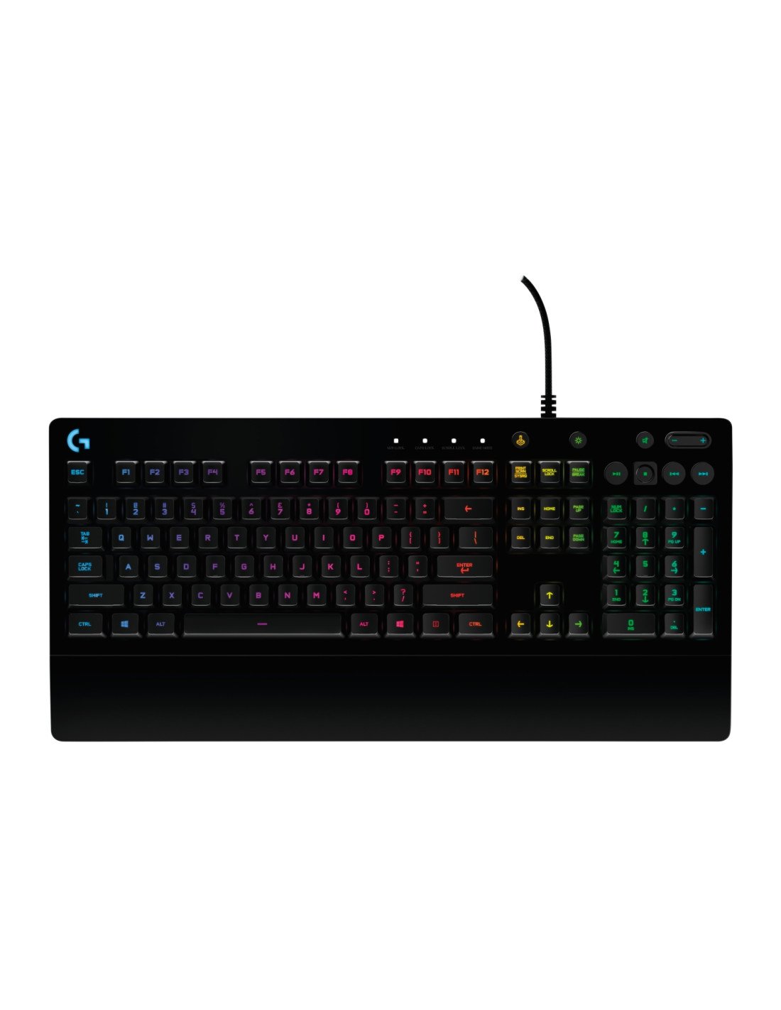 Logitech G 920-008087 teclado Juego USB QWERTZ Alemán Negro