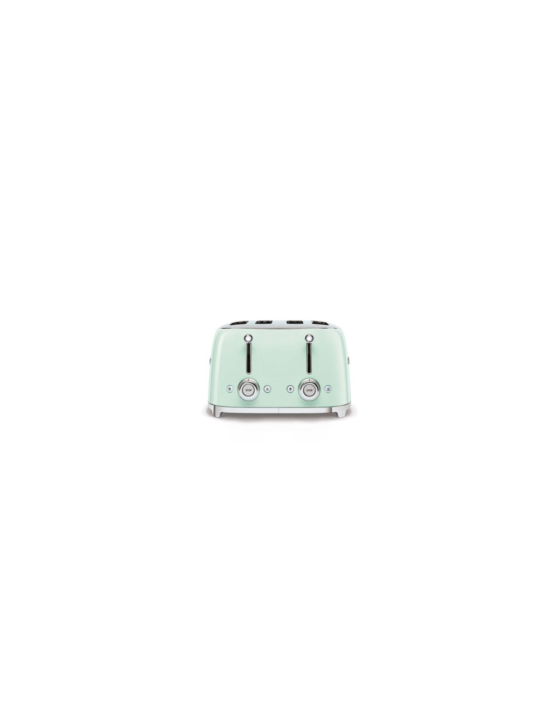 Smeg TSF03PGEU tostadora 6 4 rebanada(s) 2000 W Verde