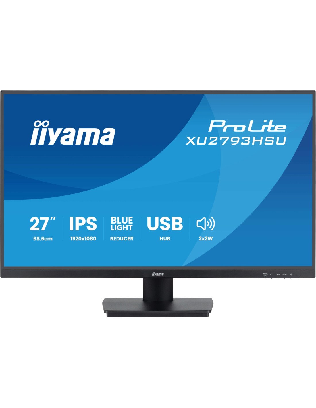 iiyama ProLite XU2793HSU-B7 pantalla para PC 68,6 cm (27") 1080 x 1920 Pixeles Full HD LED Negro
