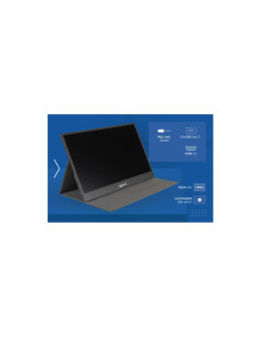 iggual Monitor portátil 15,6" IPS FHD USB-C funda 2