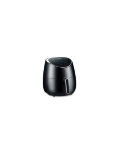Severin FR 2445 freidora Sencillo 5 L Independiente 2000 W Freidora de aire caliente Negro, Metálico, Plata