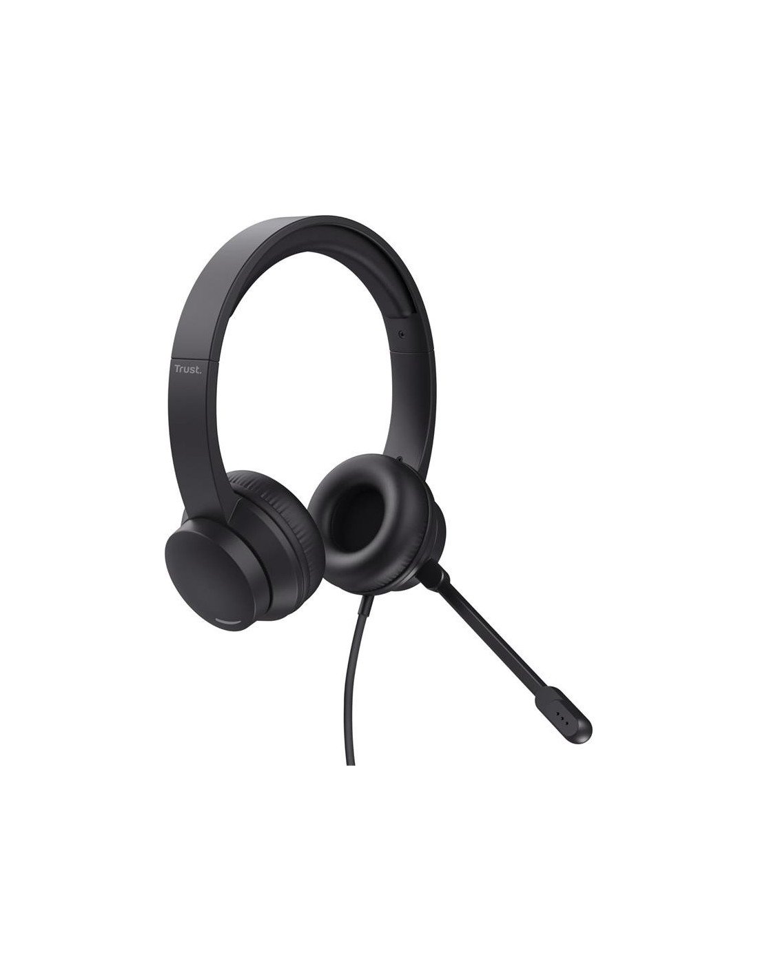 AURICULARES + MICROFONO TRUST AYDA HEADSET PC AUX BLACK