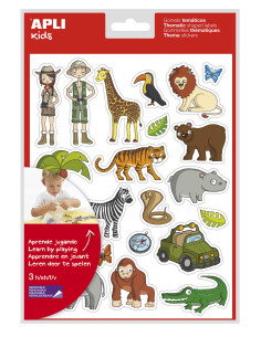 APLI 11433 etiqueta decorativa engomada Desmontable