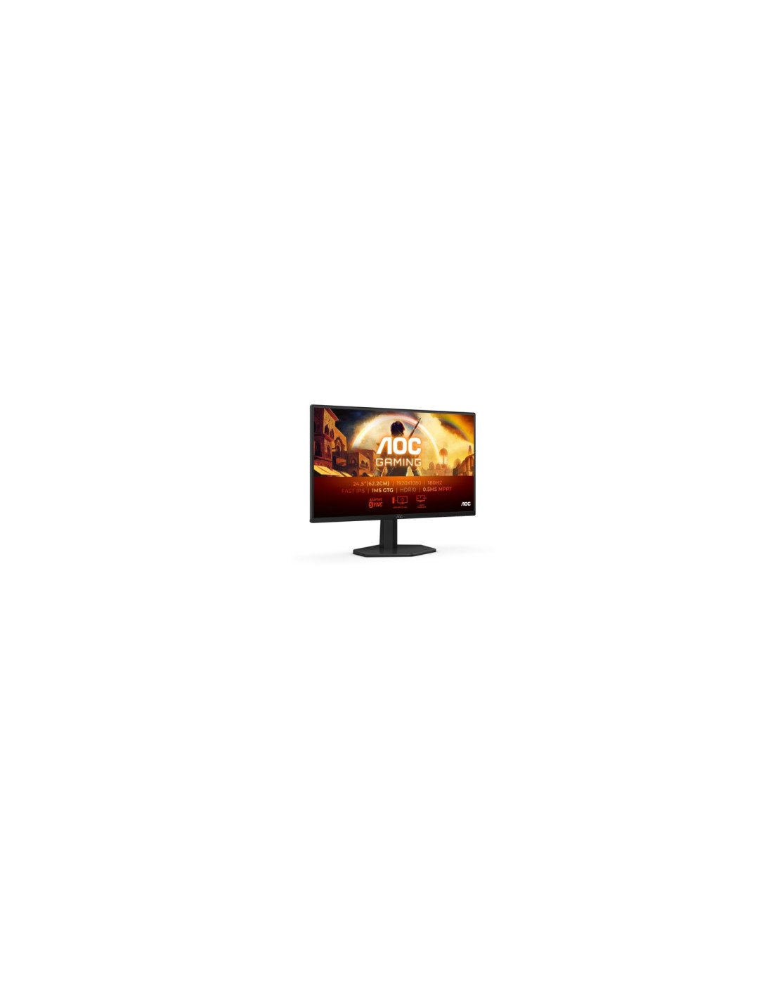 AOC G4 25G42E pantalla para PC 62,2 cm (24.5") 1920 x 1080 Pixeles Full HD LED Negro, Rojo