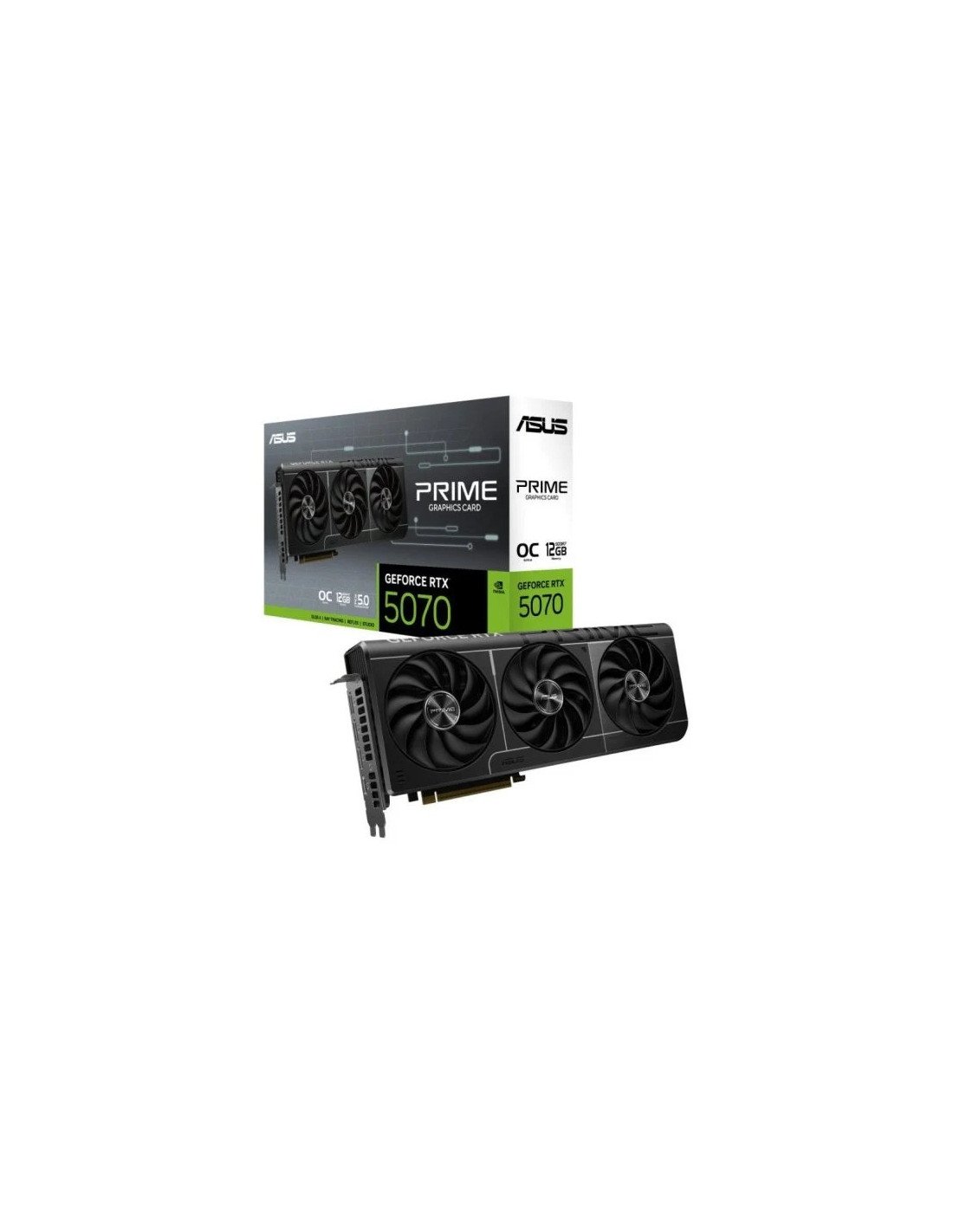 TARJETA DE VIDEO NVIDIA ASUS PRIME OC RTX 5070 12GB GDDR7