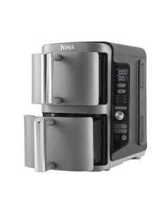 Ninja SL400EU freidora Doble 9,5 L 2470 W Freidora de aire caliente Negro, Gris