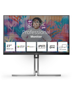 AOC Q27U3CV pantalla para PC 68,6 cm (27") 2560 x 1440 Pixeles Quad