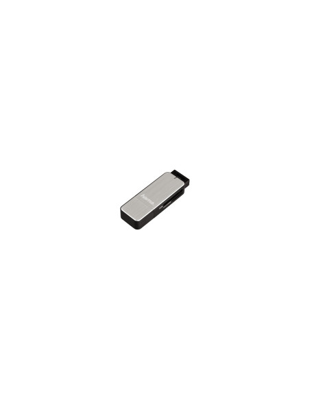 Hama 123900 lector de tarjeta USB 3.2 Gen 1 (3.1 Gen 1) Negro, Plata